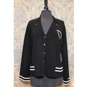 NWT '04 Military Chic Button Up Cardigan Sweater